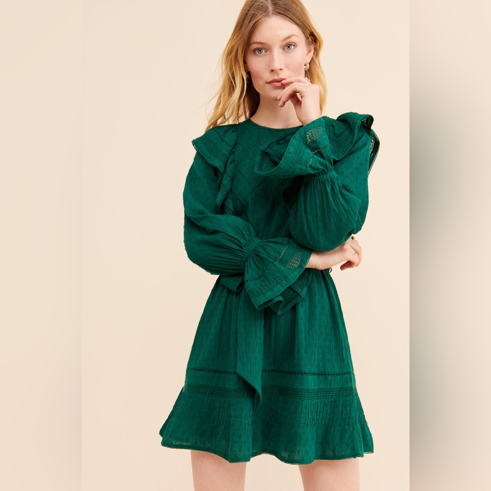 Alexandria Mini Dress in holly